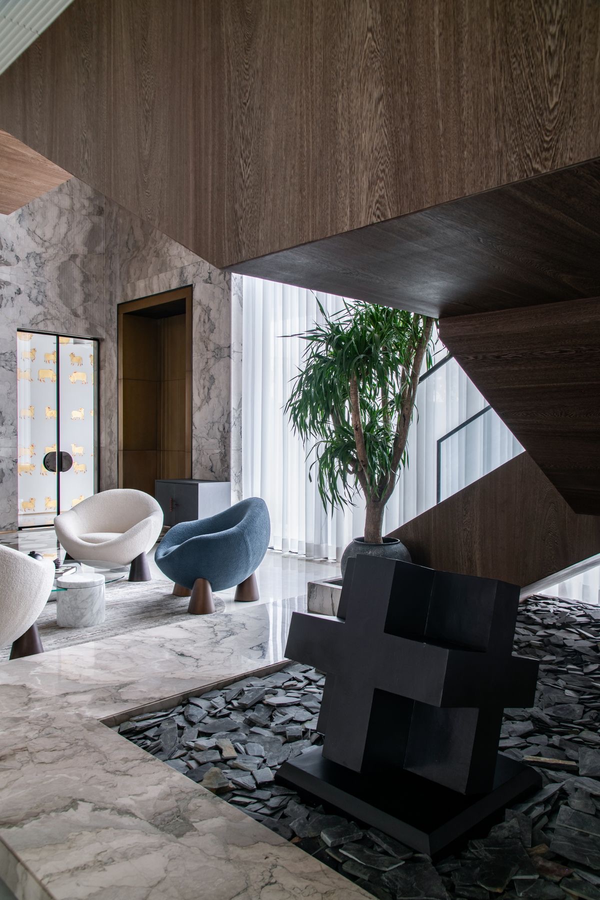 Intérieur d'appartement parisien de prestige
